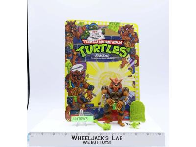 Rahzar 100% Complete W/Card TMNT 1991 Playmates Vintage Action Figure