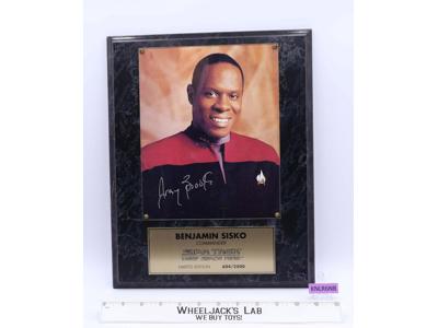 Benjamin Sisko Star Trek DS9 Avery Brooks AUTOGRAPHED Plaque #604/2500