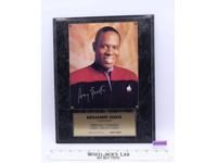 Benjamin Sisko Star Trek DS9 Avery Brooks AUTOGRAPHED Plaque #604/2500