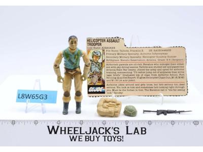 Airborne V1 100% Complete G.I. Joe Hasbro 1983 Hasbro Vintage Action Figure
