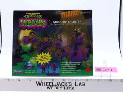 Mutatin' Splinter 100% Complete TMNT Mutations 1992 Playmates Action Figure