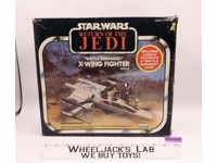 Battle Damaged X-Wing WORKS 100% Complete W/Box Star Wars 1977 Kenner Vehicle