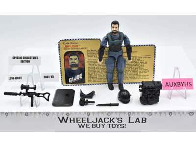 Low Light v5 100% Complete G.I. Joe 2001 Hasbro Action Figure