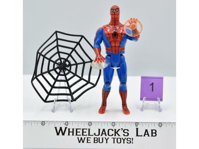 Spiderman Suction Hands #1 Marvel Comics Vintage Action Figure ToyBiz 1990