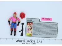 Zarana EARRINGS V1 100% Complete G.I. Joe 1986 Hasbro Vintage Action Figure