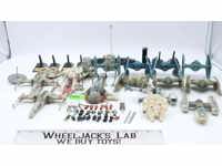 Lot of Star Wars Action Fleet 1990's Hasbro Action Figures + Vehicles & Stands