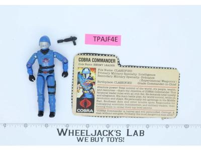 Cobra Commander V1.5 100% Complete 1983 G.I. Joe Hasbro Vintage Action Figure