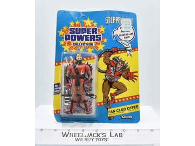 Steppenwolf Dog Cavalry Commander Super Powers 1985 Kenner Vintage Figure MOSC