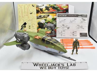 Ghost Hawk II & Duke 100% Complete Action G.I. Joe 2012 Vehicle Hasbro