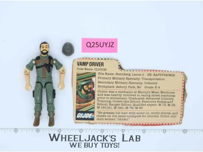 Clutch V1.5 Swivel Arms 100% Complete G.I. Joe 1983 Hasbro Vintage Action Figure