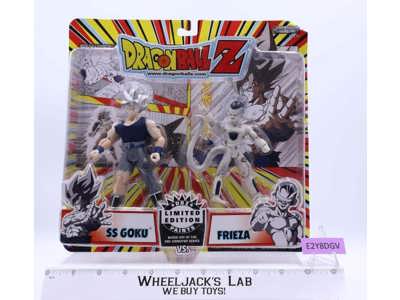 SS Goku & Frieza Dragon Ball Z DBX Paints 2005 Jakks Pacific NEW MOSC SEALED