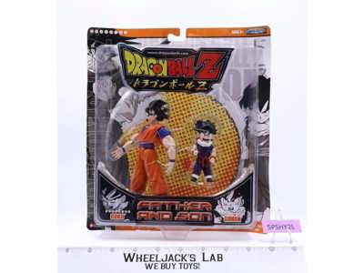 Goku & Gohan Father and Son Dragon Ball Z 2006 Jakks Pacific NEW MOSC SEALED