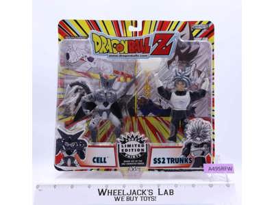 Cell & SS2 Trunks Dragon Ball Z DBX Paints 2005 Jakks Pacific NEW MOSC SEALED