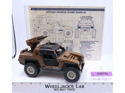 Vamp Mark II Attack Jeep GI Joe 1984 Hasbro Action Figure Vehicle