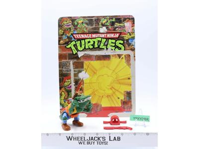 Leatherhead W/Cardback 100% Complete TMNT 1988 Playmates Vintage Action Figure