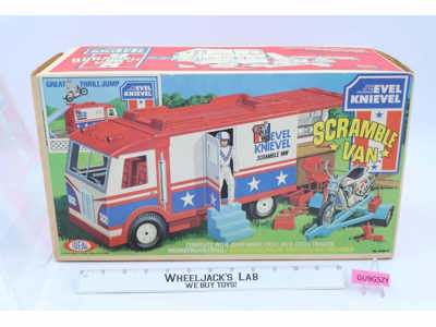 Evel Knievel Scramble Van Complete W/ Box 1973 Ideal Toy Vintage Action Figure