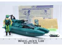 Cobra Water Moccasin W/ Copperhead 100% Complete G.I. Joe 1984 Hasbro Vehicle