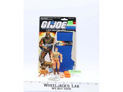 Spearhead & Max V1 100% Complete W/Cardback 1988 GI Joe Vintage Action Figure