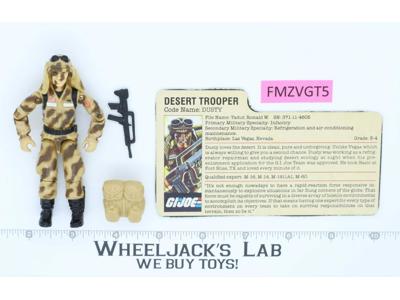 Dusty V1 G.I. Joe 1985 Hasbro Vintage Action Figure