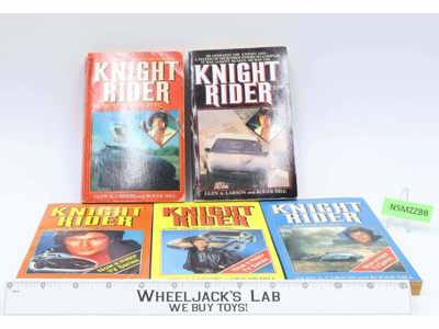 Lot of 5 Knight Rider Chapter Books by Glen A. Larson & Roger Hill