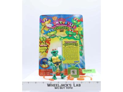 Toon Mike 100% Complete W/Card TMNT 1993 Playmates Action Figure