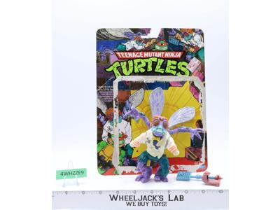Baxter Stockman W/Cardback 100% Complete TMNT 1989 Playmates Vintage Figure