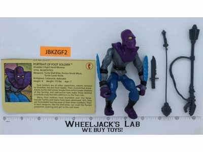 Foot Soldier 100% Complete Teenage Mutant Ninja Turtles TMNT Playmates 1988