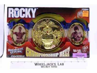 Rocky Championship Belt 2006 Jakks Pacific Action Figure Set NEW MISB