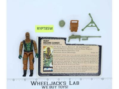 Road Block V1 100% Complete 1984 G.I. Joe Hasbro Vintage Action Figure