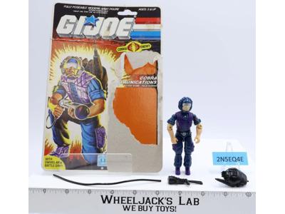 Tele-Vipers V1 100% Complete W/Card GI Joe 1985 Hasbro Vintage Action Figure