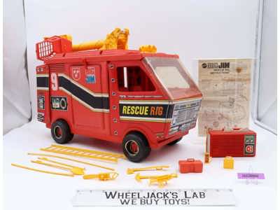 Rescue Rig Emergency Vehicle Big Jim 1971 Mattel Vintage Action Figure Vehicle