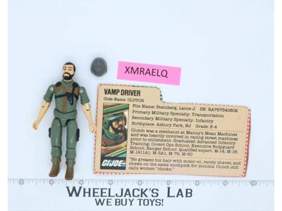 Clutch V1 Straight Arm 100% Complete G.I. Joe 1982 Hasbro Vintage Action Figure