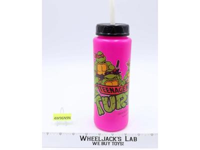 Pink Water Bottle Teenage Mutant Ninja Turtles 1988 Mirage Studios