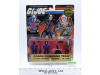 Cobra Command Team GI Joe 1997 Hasbro Action Figure Set NEW MOSC SEALED
