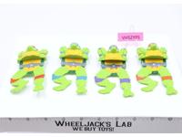 Lot of 4 Character Bookmarks Teenage Mutant Ninja Turtles TMNT 1990 Mirage