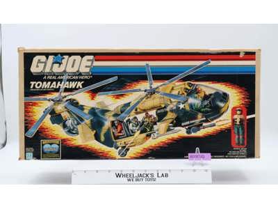 Tomahawk W/Lift-Ticket 100% Complete G.I. Joe 1986 Hasbro Action Figure Vehicle