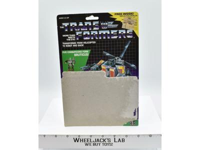 Vortex Cardback Vintage 1986 G1 Transformers Hasbro Action Figure