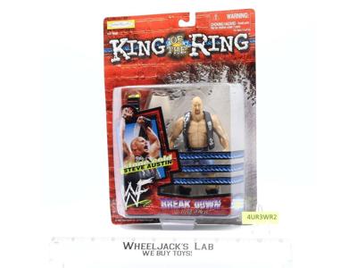 Steve Austin WWF Wrestling King of the Ring 1999 Jakks Pacific NEW MOSC SEALED