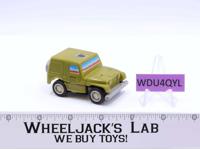 Rollbar 100% Complete WORKS 1987 Vintage G1 Transformers Jeep CJ-7 Action Figure