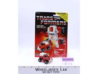 Swerve 100% Complete W/CARDBACK & BUBBLE NEAR MINT 1985 G1 Transformers Figure