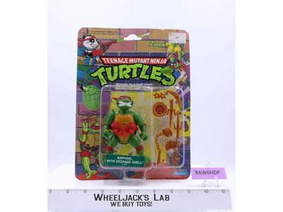 Raphael Storage Shell FRENCH CARD TMNT 1994 Playmates NEW MOSC SEALED