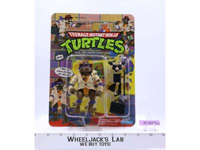 Don Undercover Turtle Teenage Mutant Ninja Turtles TMNT 1990 Playmates NEW MOSC