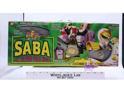 Saba Talking Tiger Saber WORKS Mighty Morphin Power Rangers 1994 Bandai