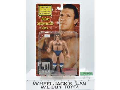 Bruno Sammartino Series 7 NEW MOSC 2000 Legends of Pro Wrestling Figures Toy Co.