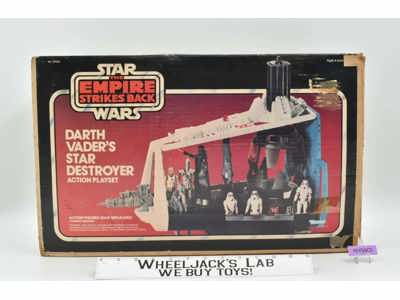 Darth Vader's Star Destroyer Complete W/Box Star Wars 1981 Kenner Action Playset