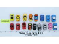 Lot of 17 Mixed Cars 1988-89 Vintage Galoob Micro Machines