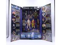 The Eleven Doctor's Figure Set Doctor Who BBC 2009 Underground Toys MISB SEALED