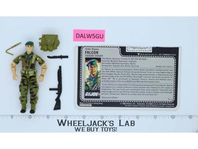 Falcon V1 100% Complete G.I. Joe 1987 Hasbro Vintage Action Figure