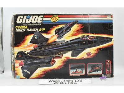 Cobra Night Raven S3P W/Strato-Viper Complete W/Box G.I. Joe 1986 Hasbro Vintage