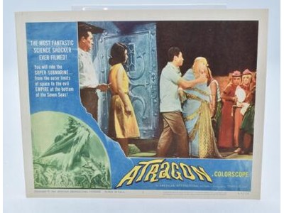 Atragon 1964 Sci-fi/Horror Movie Lobby Card Poster 11x14
